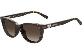 Glasögon Love Moschino MOL052/CS 086/HA Cat Eye Havana