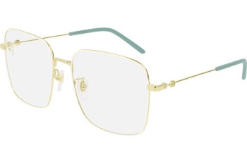 Glasögon Gucci GG0445O 004 Oversize Guld