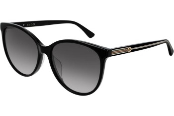 Solglasögon Gucci GG0377SKN 001 Cat Eye Svart