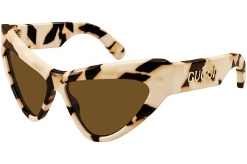 Solglasögon Gucci GG1294S 003 Cat Eye Havana