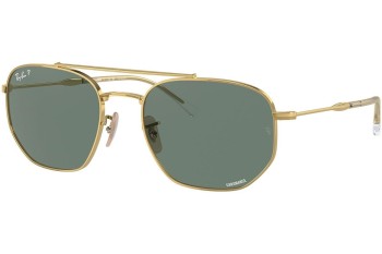 Solglasögon Ray-Ban RB3707 001/O9 Polarized Pilot Guld