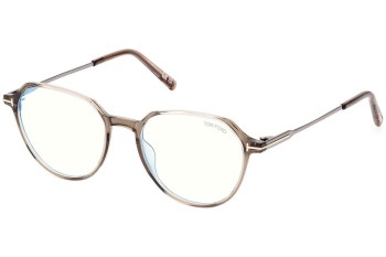 Glasögon Tom Ford FT5875-B 045 Runda Brun