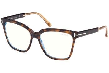 Glasögon Tom Ford FT5892-B 052 Fyrkantig Havana