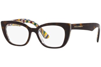 Glasögon Dolce & Gabbana DX3357 3217 Cat Eye Havana