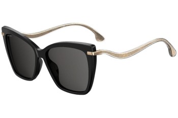 Solglasögon Jimmy Choo SELBY/G/S 807/M9 Polarized Oversize Svart