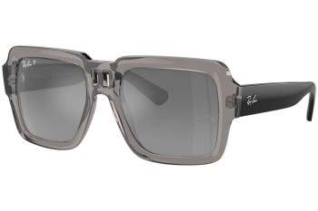 Solglasögon Ray-Ban RB4408 672582 Polarized Fyrkantig Grå