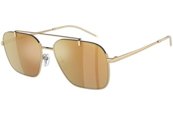 Solglasögon Emporio Armani EA2150 301378 Rektangulära Guld