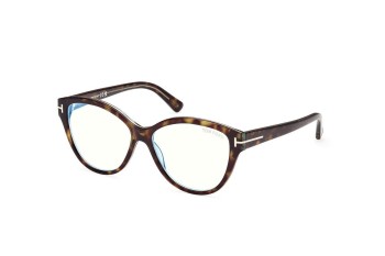 Glasögon Tom Ford FT5954-B 055 Cat Eye Havana