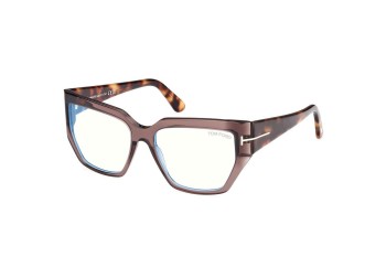 Glasögon Tom Ford FT5951-B 048 Fyrkantig Brun