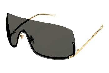 Solglasögon Gucci GG1560S 001 Enkel Lins | Shield Guld