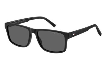 Solglasögon Tommy Hilfiger TH2142/S 807/M9 Polarized Rektangulära Svart