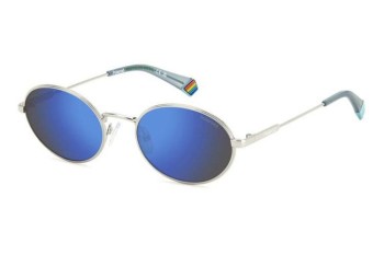 Solglasögon Polaroid PLD6228/S/X 010/5X Polarized Oval Silver