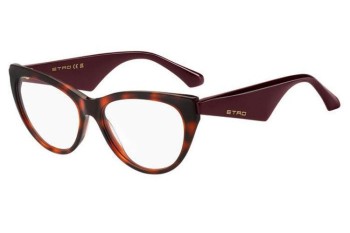 Glasögon Etro ETRO0008 086 Cat Eye Havana