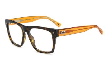 Glasögon Dsquared2 ICON0018 L9G Flat Top Havana