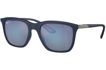 Solglasögon Ray-Ban RB4433M F698H0 Polarized Rektangulära Blå