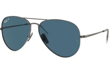 Solglasögon Ray-Ban RB8089 165/S2 Polarized Pilot Silver