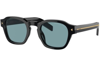 Solglasögon Prada PRA16SF 16K04D Polarized Runda Svart