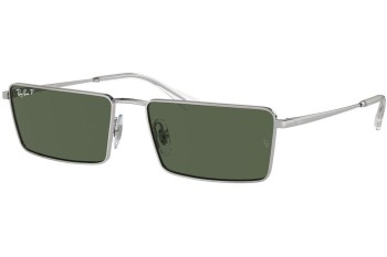 Solglasögon Ray-Ban RB3741 003/9A Polarized Rektangulära Silver