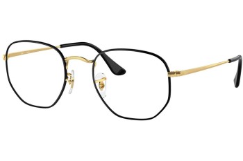 Glasögon Ray-Ban Hexagonal RX6448 3175 Fyrkantig Guld