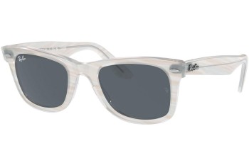 Solglasögon Ray-Ban Wayfarer RB2140F 1407R5 Fyrkantig Blå