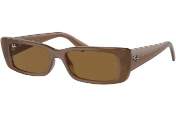 Solglasögon Ray-Ban RB4425 677973 Rektangulära Brun