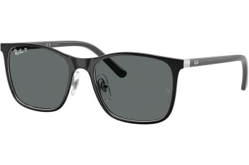 Solglasögon Ray-Ban Junior RJ9551S 295/81 Polarized Fyrkantig Svart