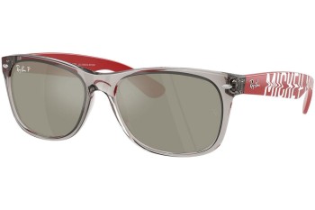 Solglasögon Ray-Ban New Wayfarer RB2132 679759 Polarized Fyrkantig Grå