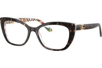 Glasögon Dolce & Gabbana DG3398 3217 Cat Eye Havana