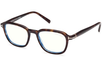 Glasögon Tom Ford FT5980-B 052 Fyrkantig Havana