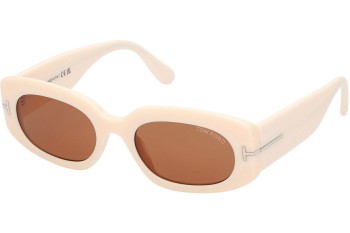 Solglasögon Tom Ford Cielle FT1187 25E Oval Beige