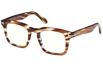 Glasögon Tom Ford FT6025-B 053 Fyrkantig Havana