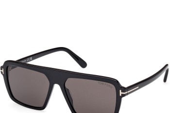 Solglasögon Tom Ford Vincent FT1176 01A Fyrkantig Svart