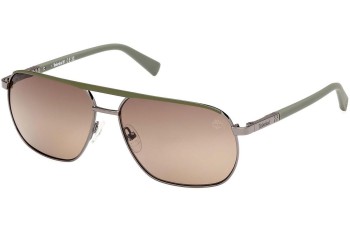 Solglasögon Timberland TB00027 06H Polarized Fyrkantig Silver