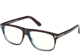 Glasögon Tom Ford FT5978-B 056 Fyrkantig Havana