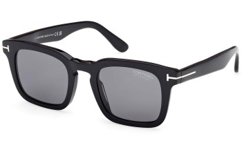 Solglasögon Tom Ford Dax FT0751 01D Polarized Fyrkantig Svart