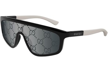 Solglasögon Gucci GG1736S 003 Enkel Lins | Shield Svart