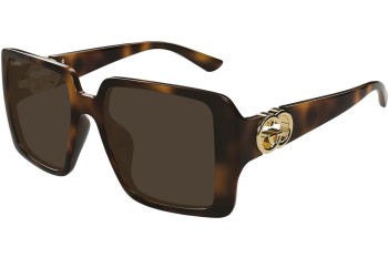 Solglasögon Gucci GG1692S 002 Fyrkantig Havana