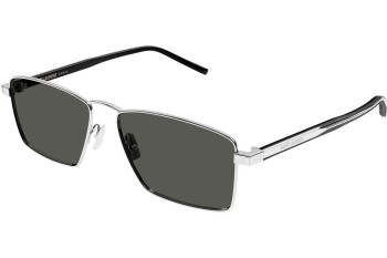 Solglasögon Saint Laurent SL700 002 Rektangulära Silver