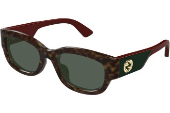 Solglasögon Gucci GG1667SK 002 Fyrkantig Havana