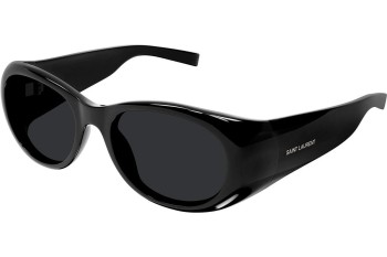 Solglasögon Saint Laurent SL736 001 Oval Svart