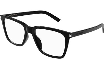 Glasögon Saint Laurent SL717SLIM 001 Fyrkantig Svart