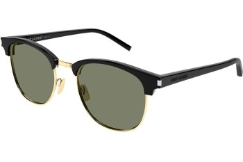 Solglasögon Saint Laurent SL108 014 Browline Svart