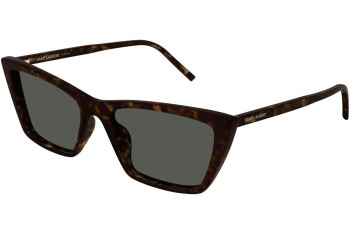 Solglasögon Saint Laurent SL737MICATHIN 002 Cat Eye Havana