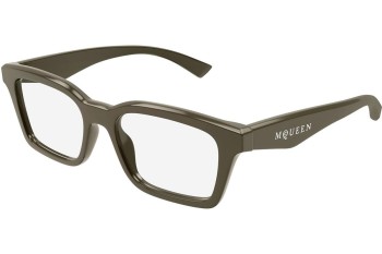 Glasögon Alexander McQueen AM0476O 005 Fyrkantig Brun