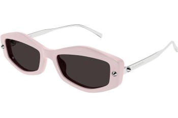 Solglasögon Alexander McQueen AM0482S 003 Rektangulära Rosa