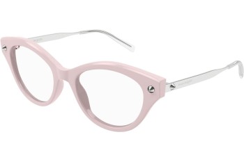 Glasögon Alexander McQueen AM0485O 003 Cat Eye Rosa