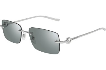 Solglasögon Gucci GG1703S 002 Rektangulära Silver