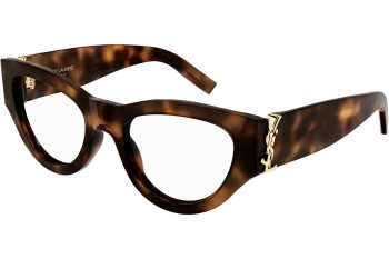 Glasögon Saint Laurent SLM94OPT 002 Cat Eye Havana