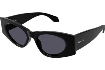 Solglasögon Azzedine Alaia AA0075S 001 Cat Eye Svart