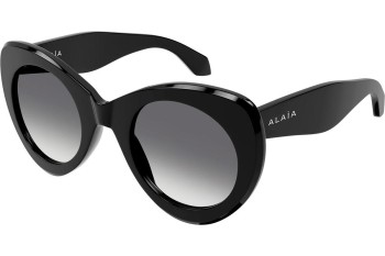 Solglasögon Azzedine Alaia AA0064S 002 Cat Eye Svart